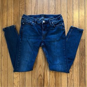 Silver Bleecker Mid Rise Jeggings